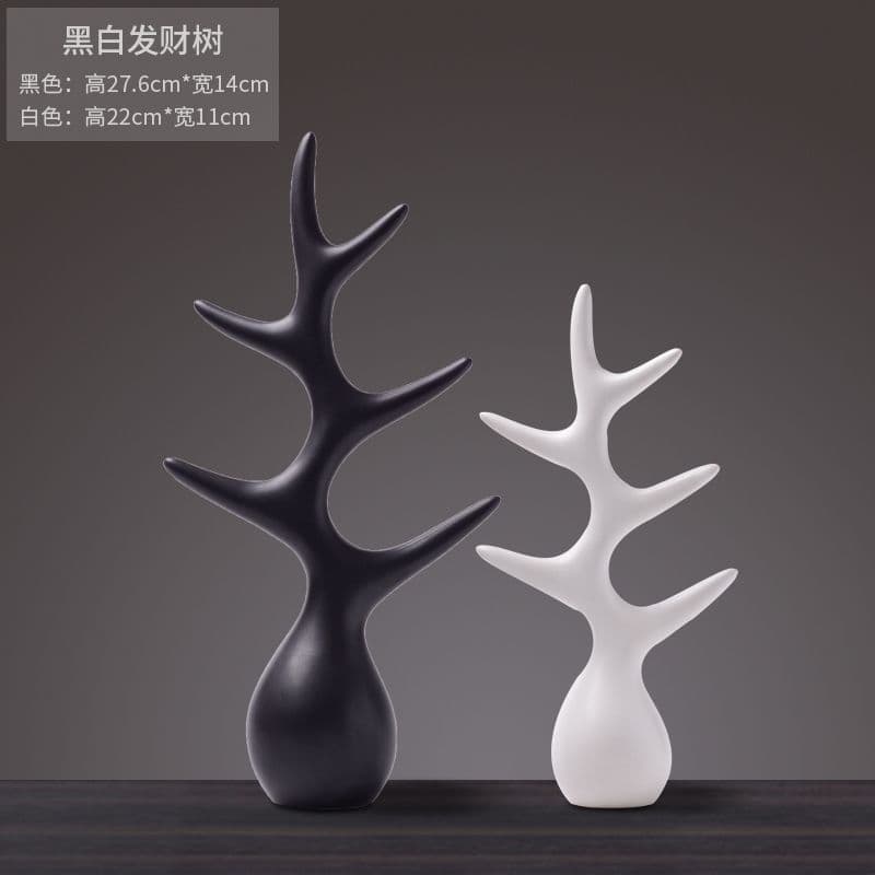 Ceramic decorative ornament for living room, wine cabinet, desk, and room cabinet display