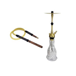 Original Imported Nargilem Tradi Arabic Hookah Cross-Border Copper Single-Tube Hookah