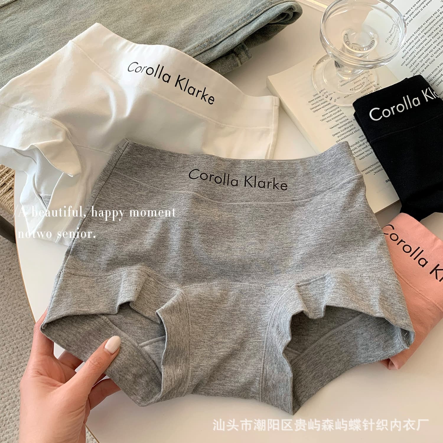 Xinjiang Cotton Women's Pure Cotton Boxer Briefs Class A Cotton 7A Antibacterial Extended Crotch Plus Size Tummy Control Mid-Rise Full Cotton Panties