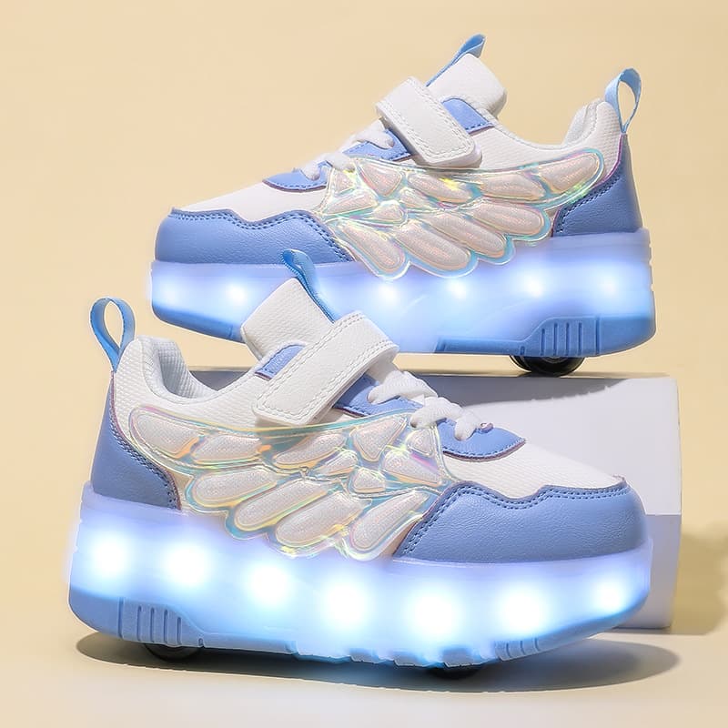 Children's Fashion New Trendy Cool Light-Up Shoes, Sneakers, Skate Shoes, Roller Skates, Colorful Light-Up Shoes for Boys and Girls