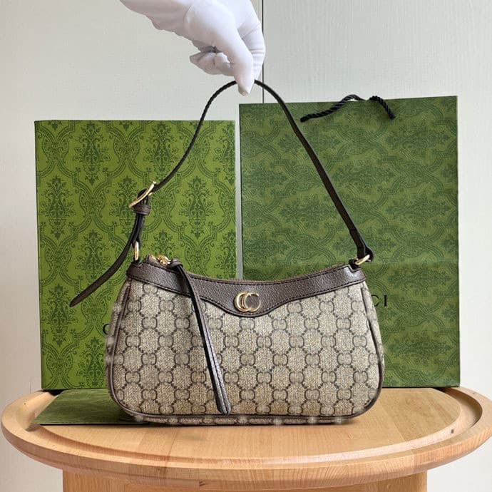 G Ophidia Small GG Canvas Bag Mahjong Women's Shoulder Bag