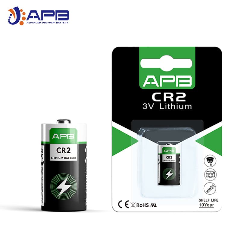 High-Quality CR2 Lithium Battery 3V Rangefinder Disc Brake Lock Night Vision Device Battery Primary Lithium Manganese Battery 1000mAh