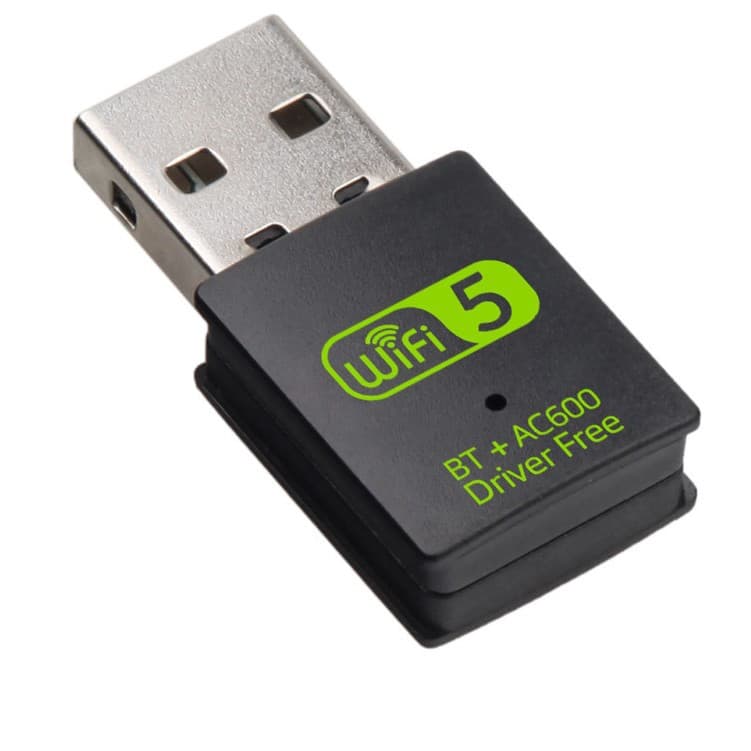 600M Dual Band Bluetooth Wireless Network Card Wireless Receiver USB Bluetooth WiFi Adapter