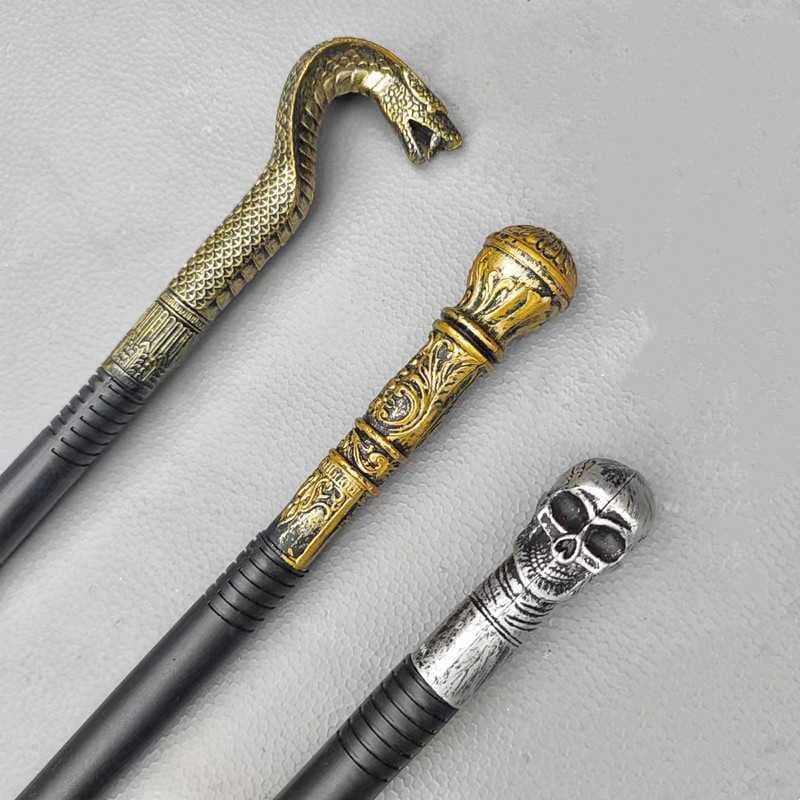 Halloween Adult and Kids Role Play Prop Snake Head Scepter King Staff Magician Witch Pharaoh Magic Wand