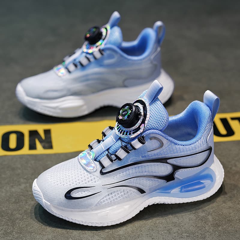 Domestic brand boys' shoes with fleece lining, children's sports shoes 2024 new autumn and winter large boys' shoes
