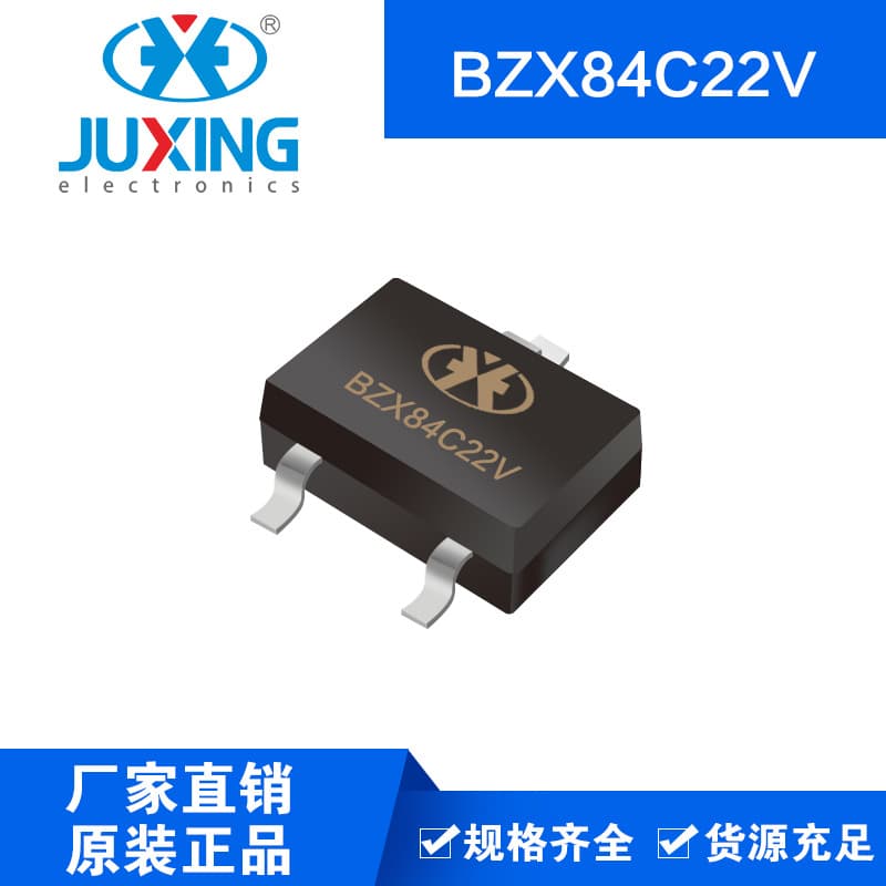 Juxing Brand BZX84C22V Small Signal Zener Diode SOT-23 Package Manufacturer RoHS