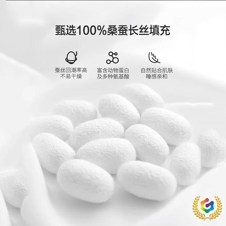 ✅100% Mulberry Silk Pillow, Single Size, Home Use, Neck Support, Sleep Aid, Side Sleeping Pillow, Low Pillow (Pair)