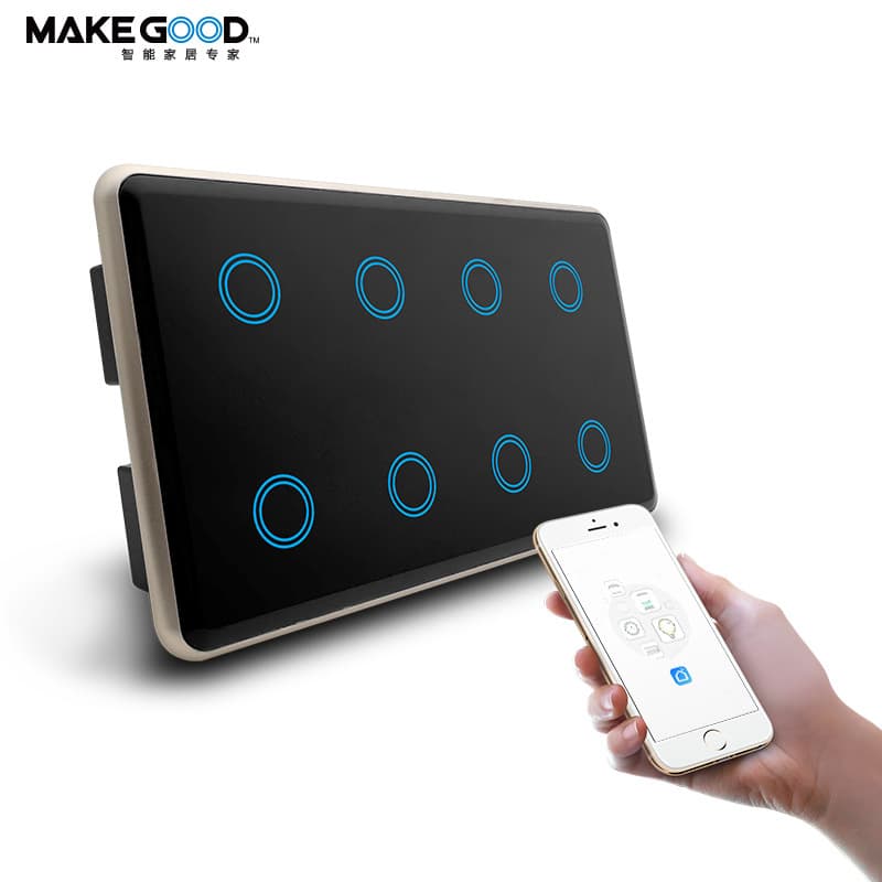 Customized WiFi smart switches, OEM manufacturing, silkscreen printing of switch functions, and ODEM certification processing.