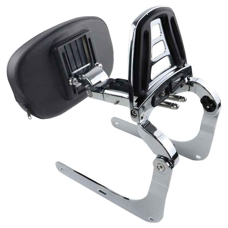 Multifunctional Folding Backrest for Indian Scout Bobber, Dual-Purpose Driver and Passenger Backrest