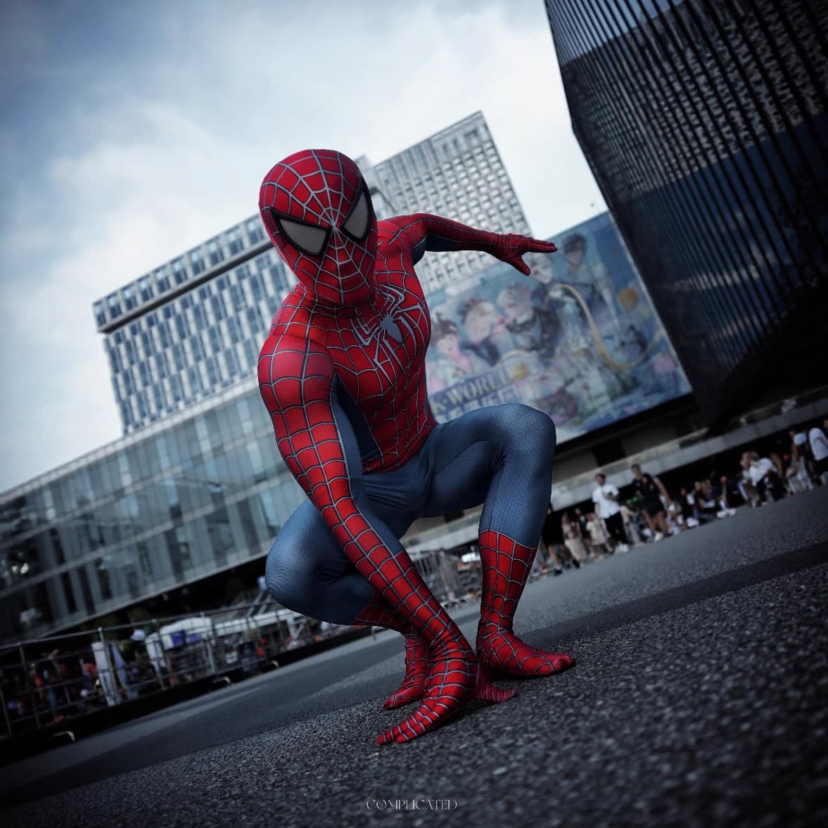 Miles Spider-Man tights Peter Parker Expedition Spider-Man cos performance costume Halloween costume cross-border