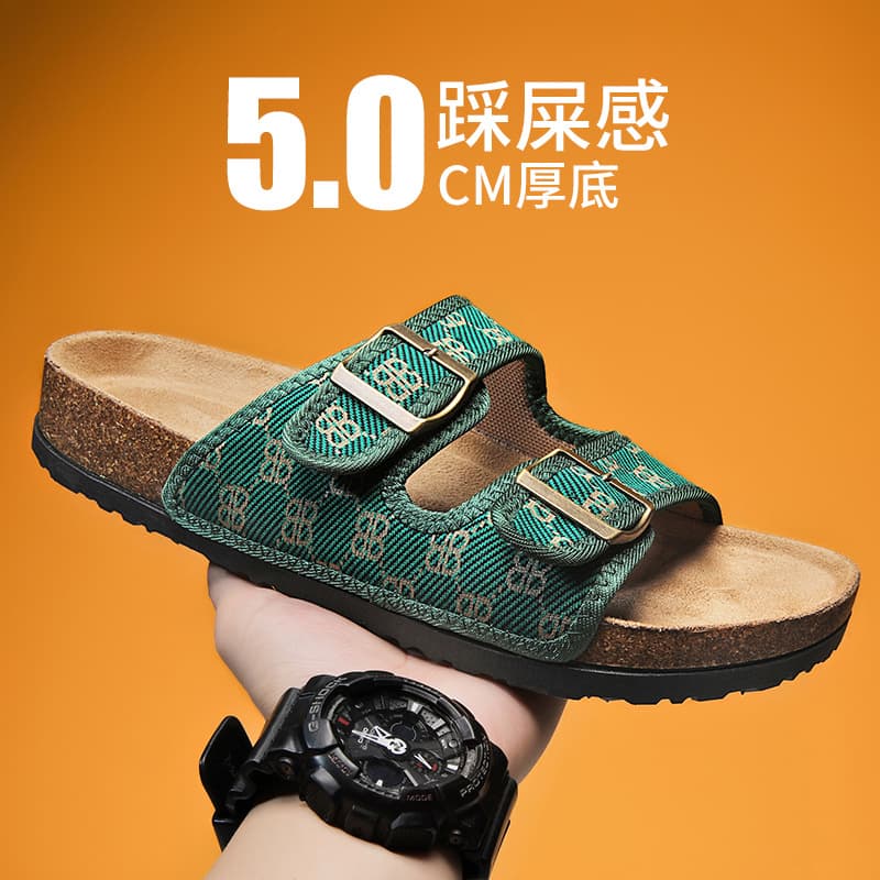 2026 New Men's Cork Slippers, Couple's Birkenstock Shoes, Women's Sandals, Cross-Border Popular Beach Shoes, Student Trendy Shoes