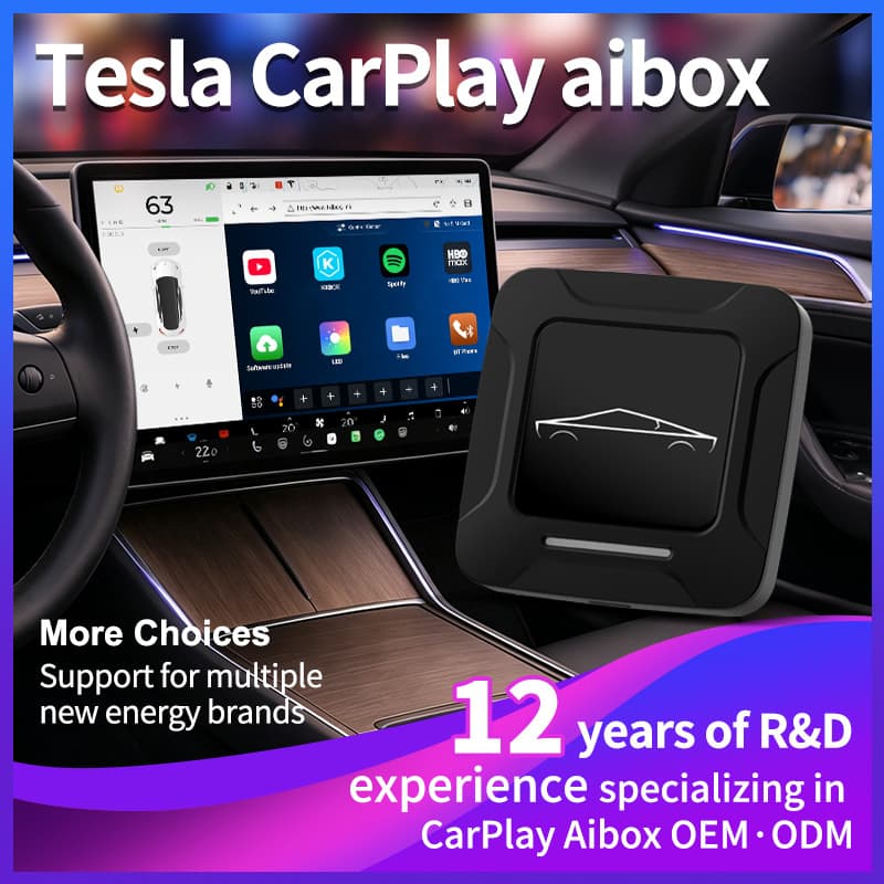 iHeylinkit wireless CarPlay box adapts to Tesla's ideal NIO Android AI box