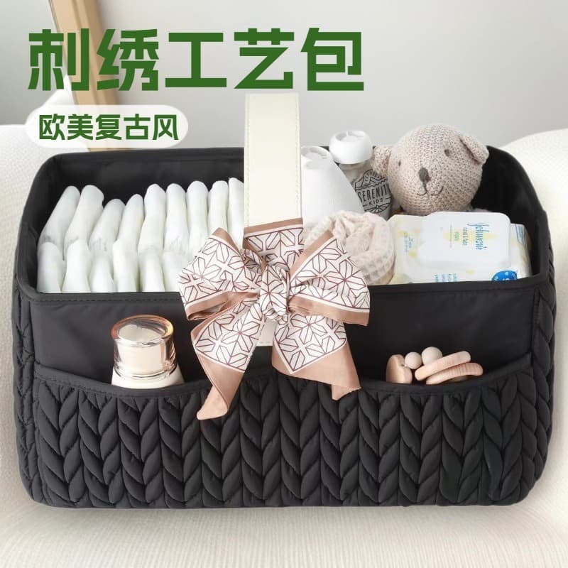 Amazon cross-border new mommy bag diaper bag large capacity mother and baby bag cosmetic bag storage bag women's handbag