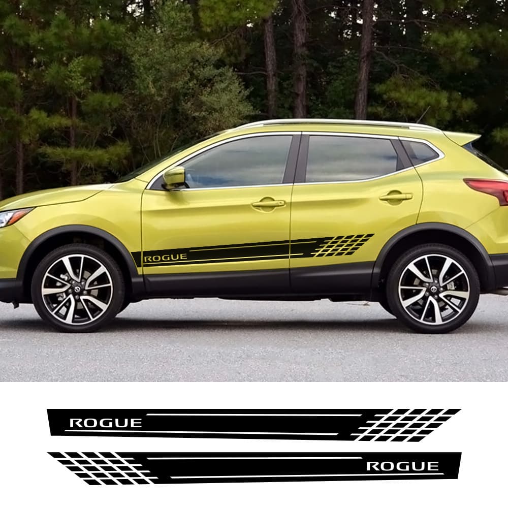 For Nissan Rogue Sticker Side Skirt Decal A251