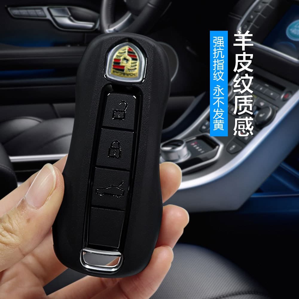 Porsche Panamera Macan Taycan Car Key Case Durable Heat Plastic Polymer Material Key Cover Shell Buckle Clip Chinese Origin
