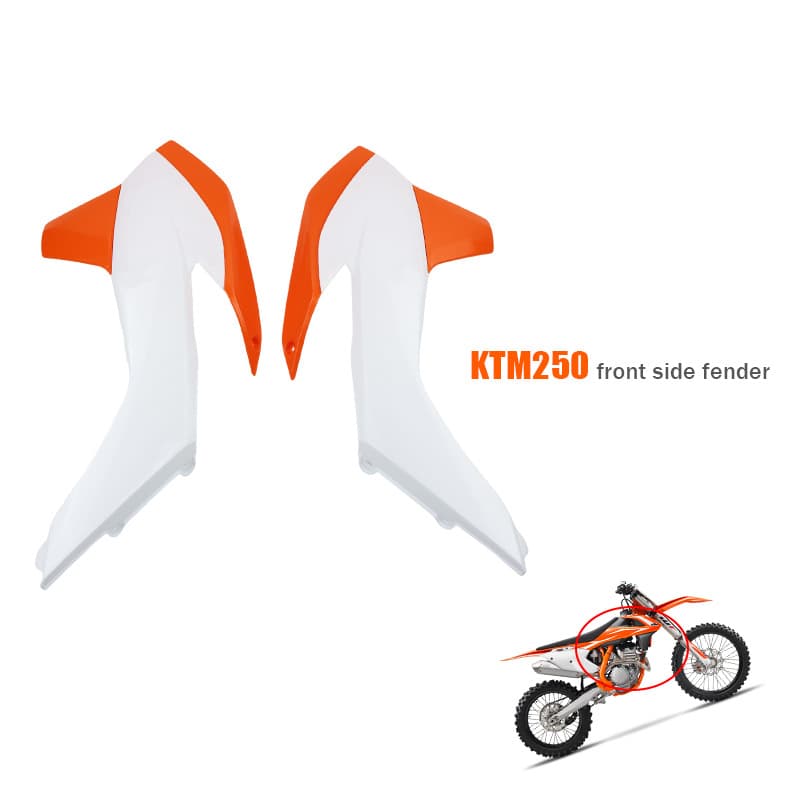 Dirt Bike Fuel Tank Cover Compatible with 2013 KTM250 Huayang K6 Zuma K7 Front Left and Right Side Panels