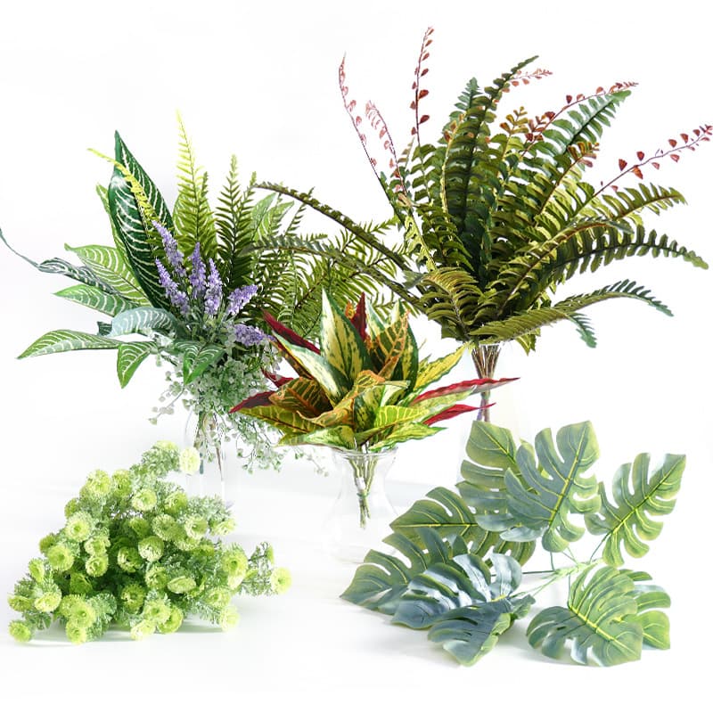 Persian Grass Artificial Tall Stem Plant Wall Decoration Fake Green Plant