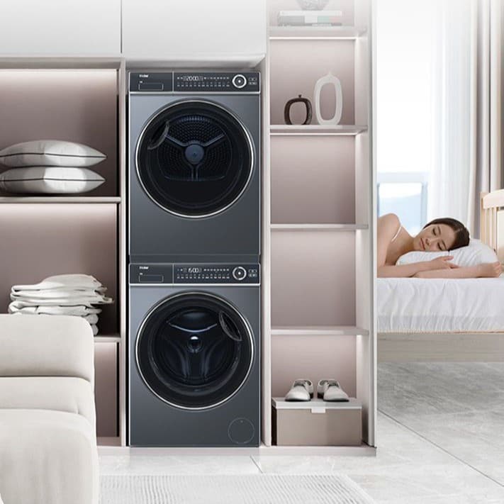 Haier Washer Dryer Set XQG100-BD14376LU1+376