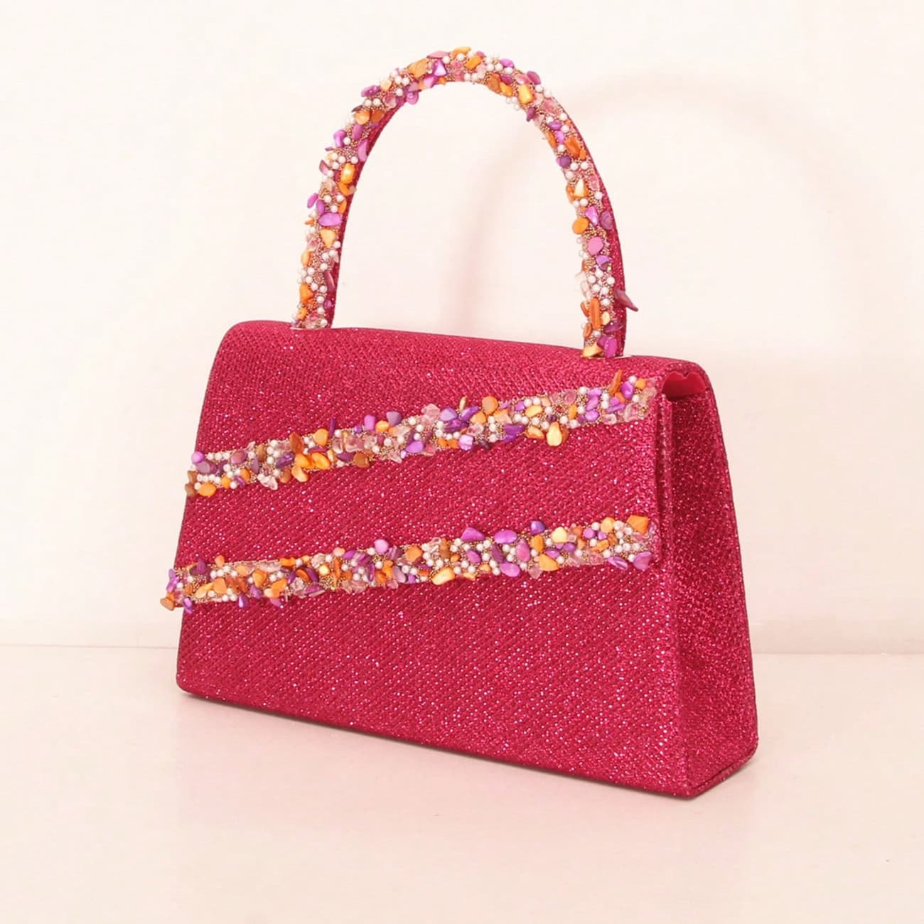 New Cross-Border Fashion Evening Bag for Weddings, Birthdays, Banquets, Handbag, Sparkly Wedding Dress Clutch