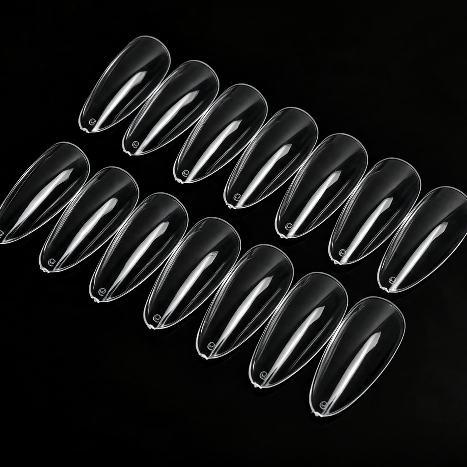 Nail Art Practice Display Tips False Nails Almond Teardrop Sample Practice Display Tips Single Number Optional 500 Pieces