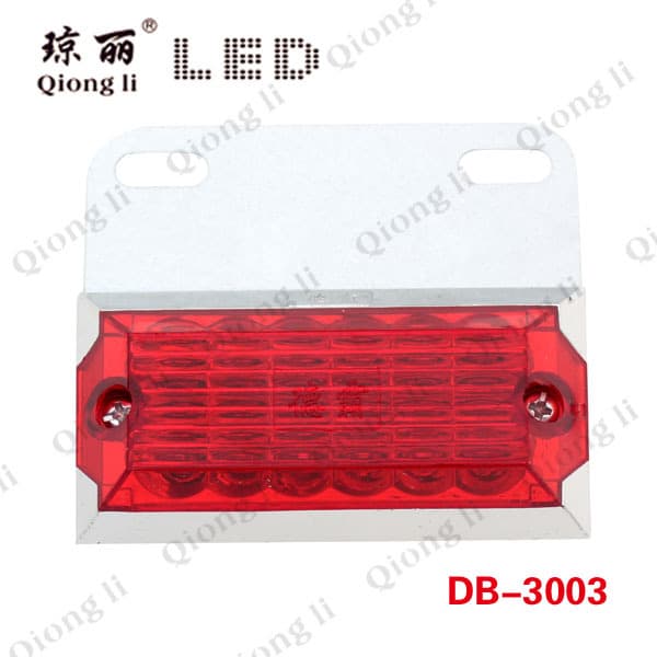 Deba LED Premium 12-Light Truck Side Light, Truck Marker Light, Trailer Turn Signal Light, Square Side Light