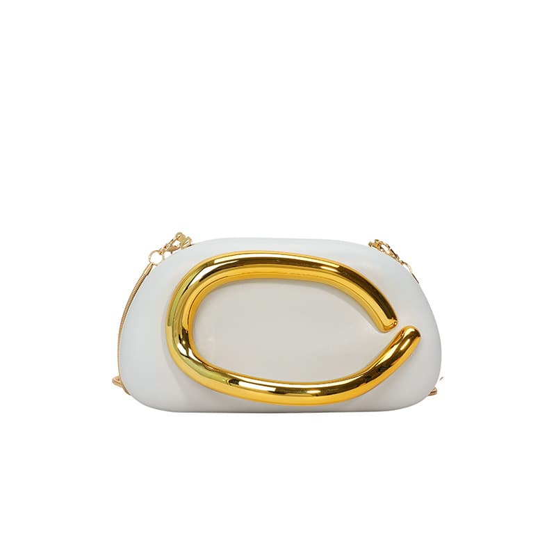 Cross-border Hot Selling Personalized Handle Box Bag Fashion Chain PU Evening Bag Trendy High-end Shoulder Crossbody Bag