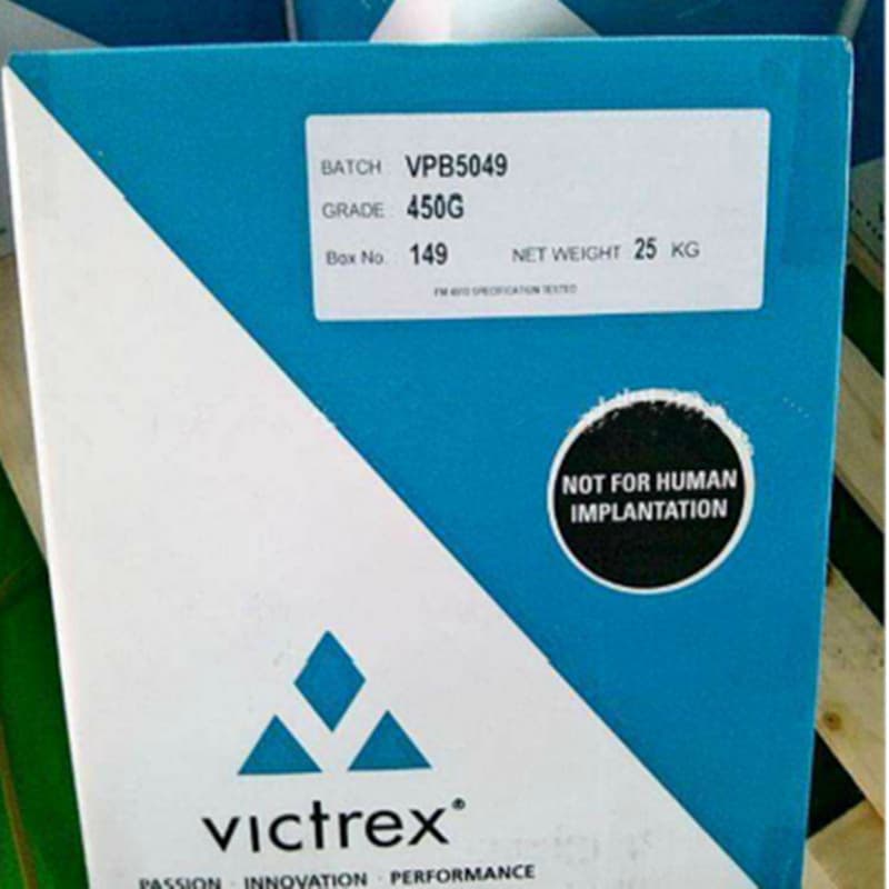 PEEK Victrex UK 450G 650G, high strength semi-crystalline, high rigidity for medical and food applications
