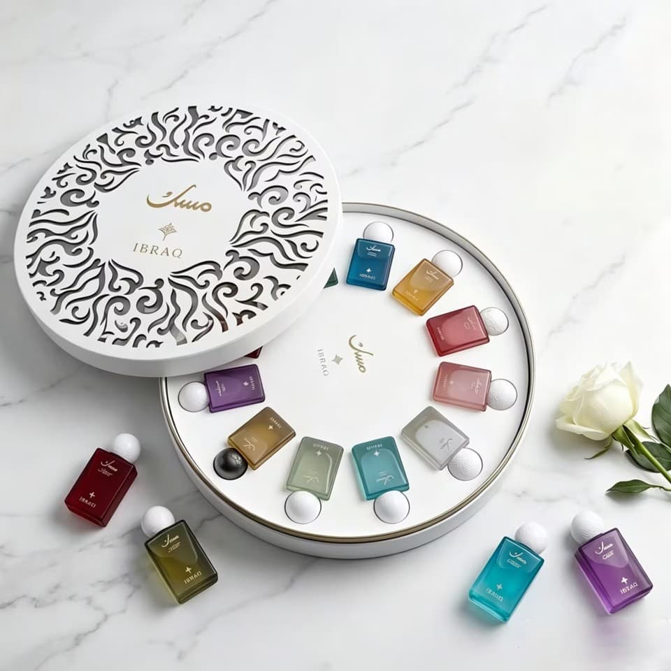 Cross-border New Product Set IBRAQ 12-Piece Perfume Set, Hot-Selling in Middle East Dubai Vietnam Arabia