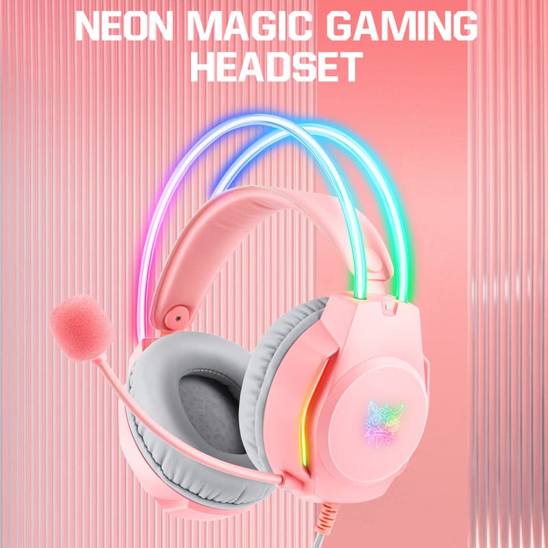 Cross-border hot model ONIKUMA x26 head-mounted e-sports chicken-eating wired headband luminous computer gaming headset