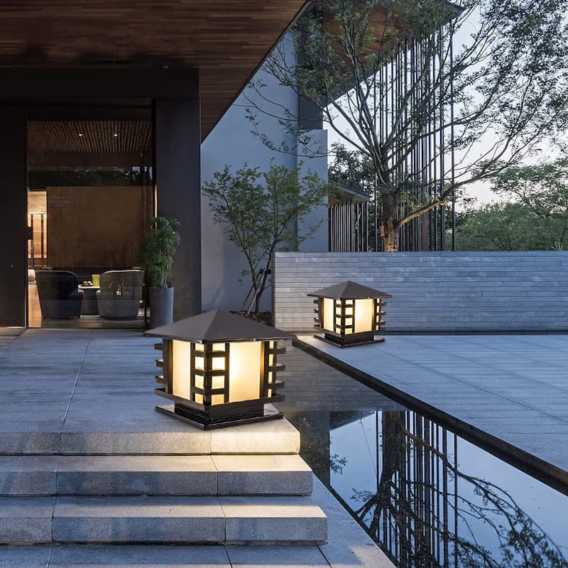 Pillar Light, Wall Light, Gate Post Light, Villa Courtyard Light, European Retro Garden Light, Landscape Column Lamp