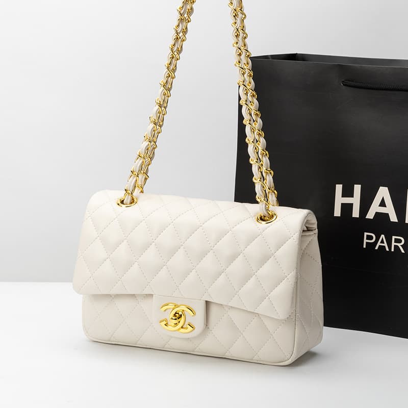 Chanel CF Classic Quilted Versatile Genuine Leather Crossbody Bag, Chanel-Style Handbag, Premium Texture Luxury Designer Women's Bag