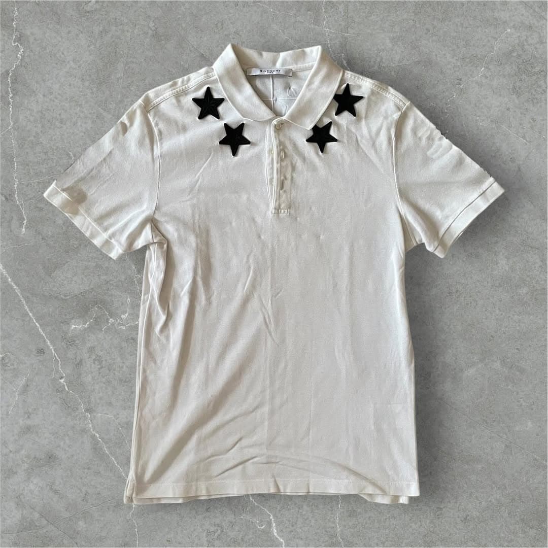 Cross-Border Dark Gothic Street Style Y2K Short-Sleeved Polo Shirt Summer T-Shirt Star Print Pattern Top Versatile Top