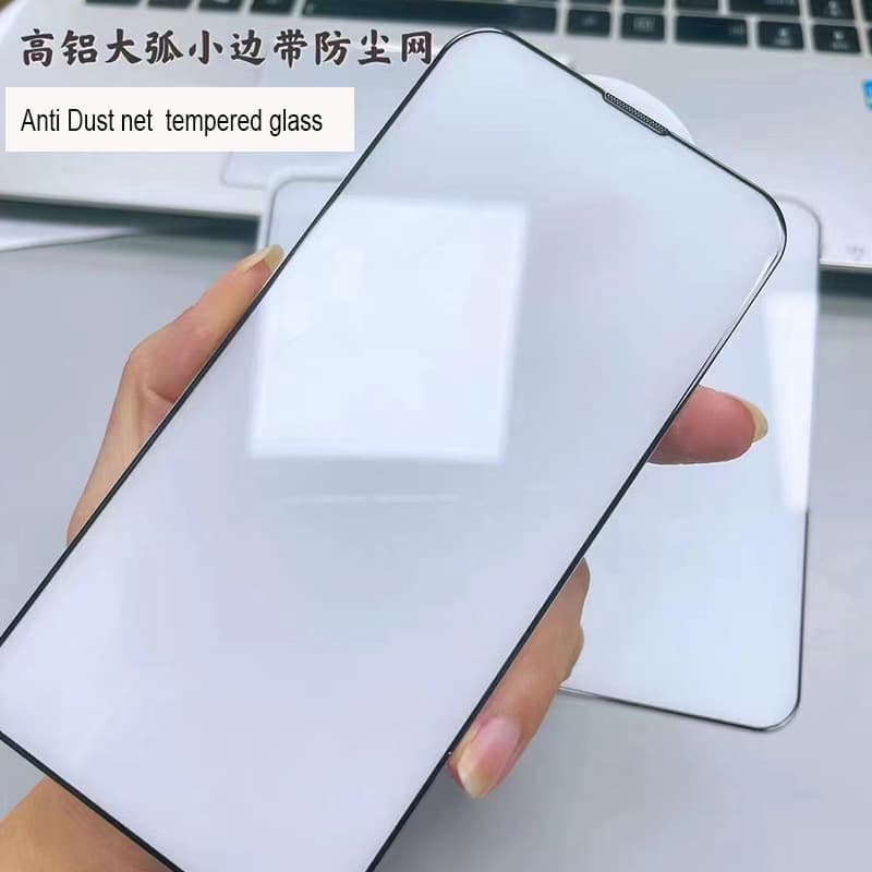 Anti-Dust Mesh Glass 17 Pro Max Full-Screen Printed Anti-Dust Mesh Narrow-Edge Tempered Glass Film