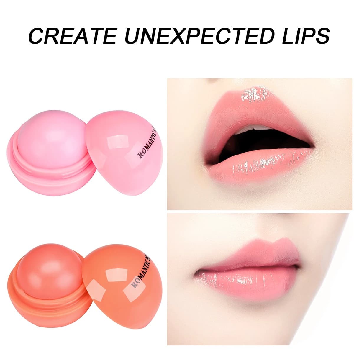 Ball lip balm lip gloss wholesale color ball lip balm color ball hydrating lip balm ball lip balm