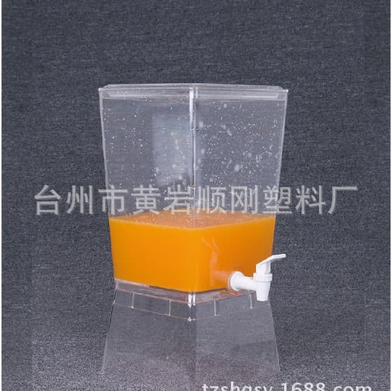 Discount acrylic plastic milk cauldron buffet 10L milk tea beverage machine coffee juice cauldron water dispenser wholesale