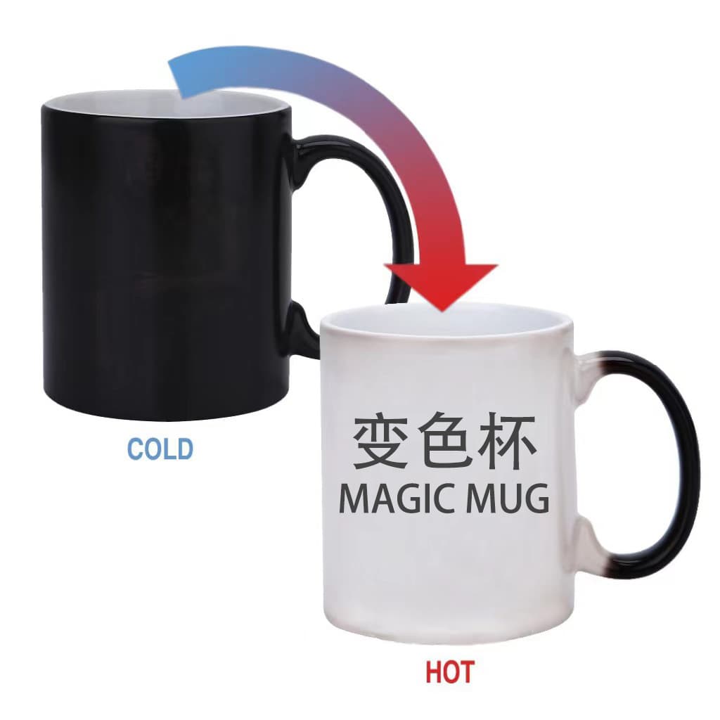 Color Changing Mug Heat Sensitive Ceramic Magic Mug Custom Thermal Mug Magic Mug