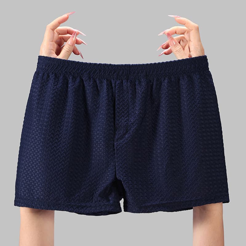 Men's Ice Silk Arrow Pants Underwear Wholesale Sleep Pants Summer Cool Comfort Ultra-Thin Loose Breathable Boxer Briefs