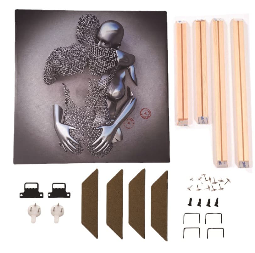 Cross-border supply ultra-light solid wood picture frame strips DIY combination photo frame export simple canvas frame decorative picture frame
