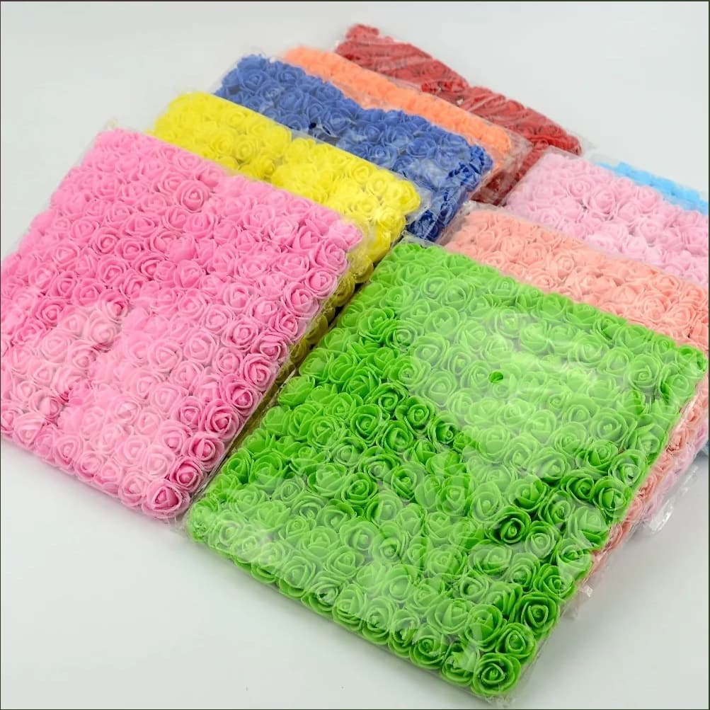 Simulated roses plus PE foam flower lace wedding candy box garland accessories 144 garland weaving material decoration