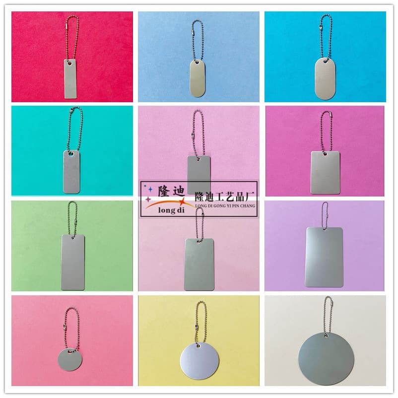In Stock Stainless Steel Blank Tag Laser Marking Machine Equipment Position Number Plate Valve Number Metal Number Tag