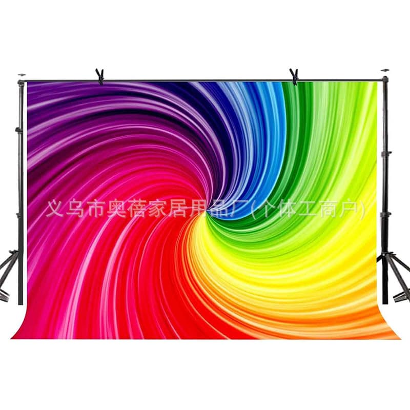 Artistic Background Rainbow Spiral Gradient Color Artistic Photography Backdrop Abstract Art Studio Photography Background