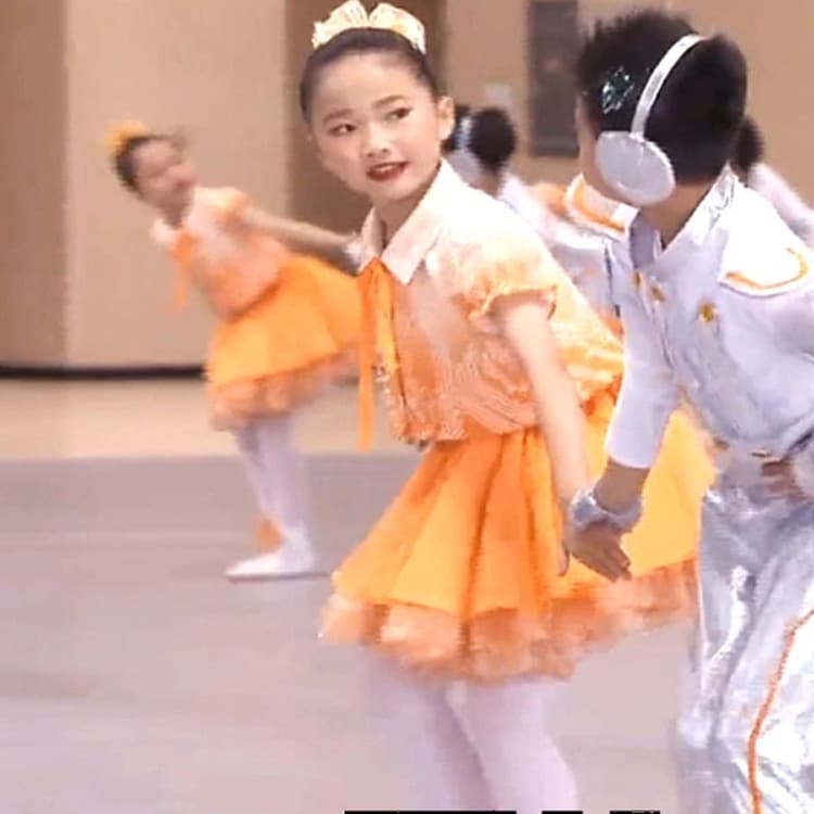 My Tech Dream Dance AI Robot Sci-Fi Dream Children's Boys and Girls Sports Performance Costume Smart Opening Ceremony