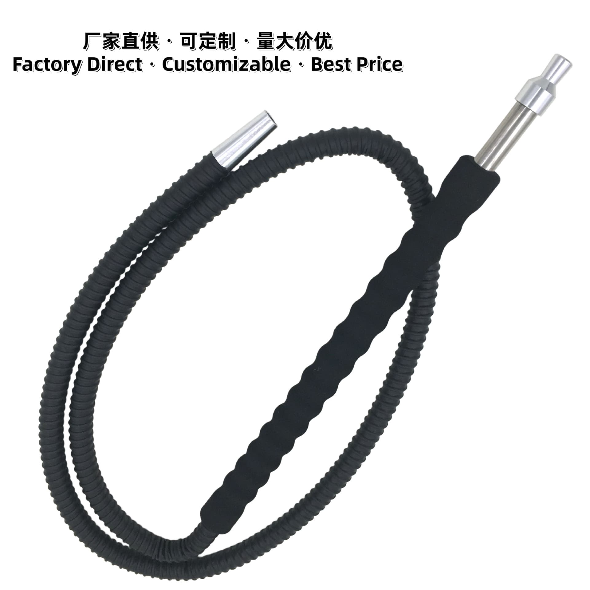 Water Ripple Soft Tube 1.8 Meter Hookah Tube Durable Accessories Hookah Pipe Extended Handle