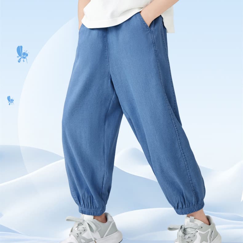 Boys' Jeans Spring Summer Children's Casual Pants Mosquito-Repellent Pants Thin Kids Pants Baby Trousers Girls' Pants Bloomers