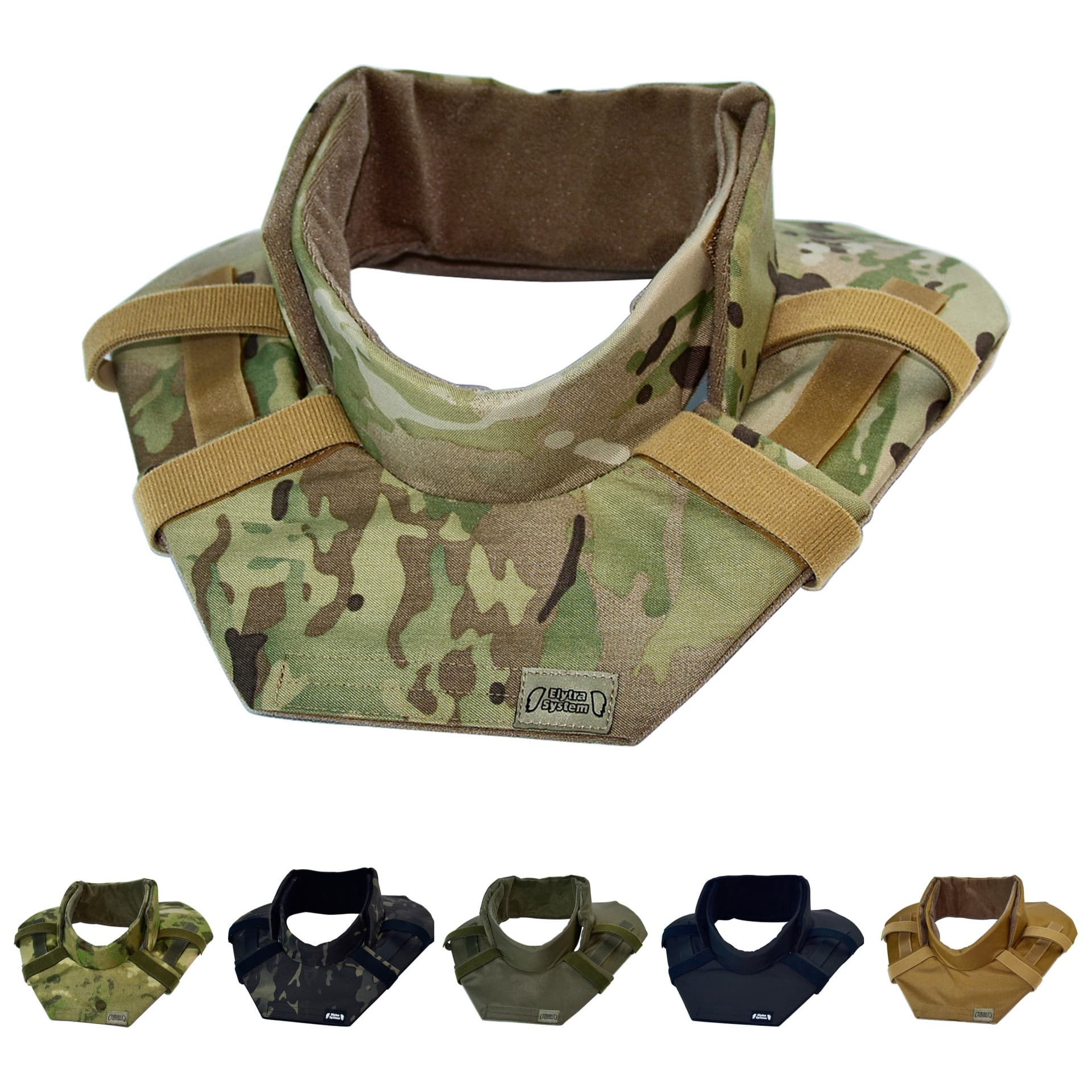 Elytra tactical large-area protection adjustable tactical neck protection board tactical vest accessories neck armor neck protection cross-border