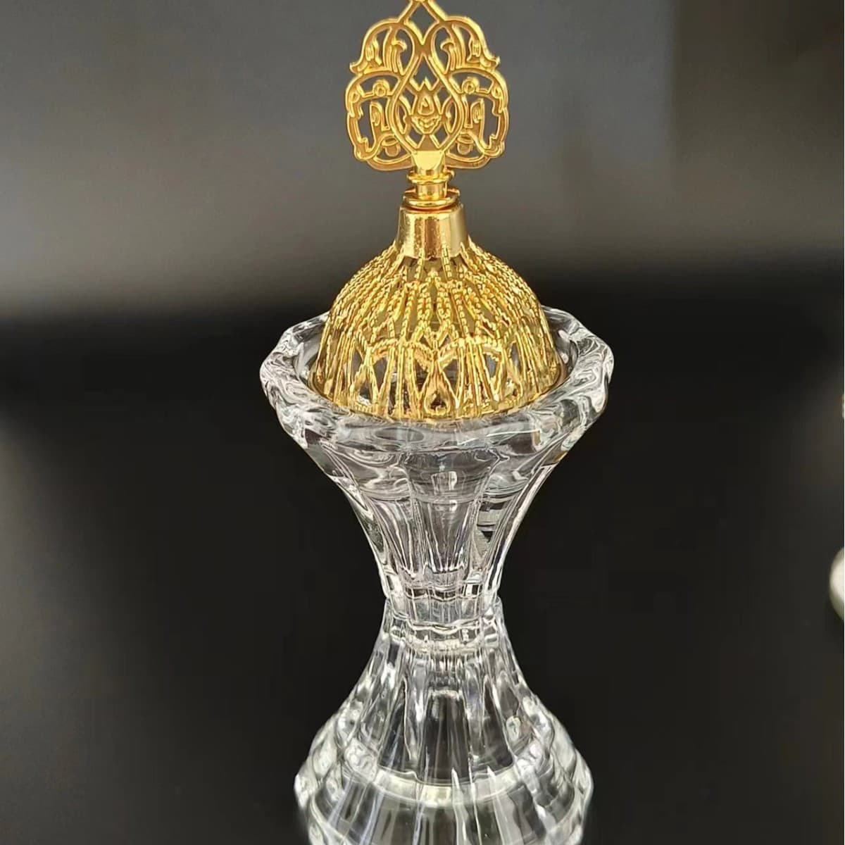 Factory Direct Middle Eastern Arabian Crystal Incense Burner Christmas Decoration Home Glass Aromatherapy Burner