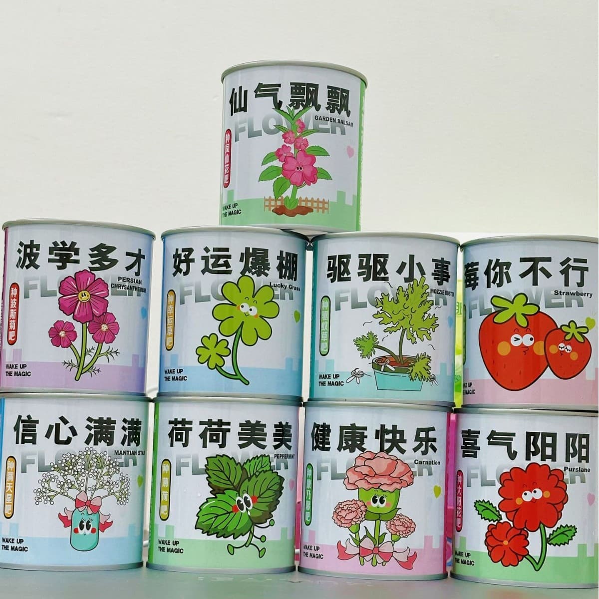 Viral Blessing Potted Plants, Tomato Seed Can Plant, Desktop Creative Children DIY Gifts, Manufacturer Wholesale