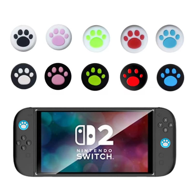 switch2 rocker cap silicone cat claw rocker cover key cap protective cover handle rocker protective cap