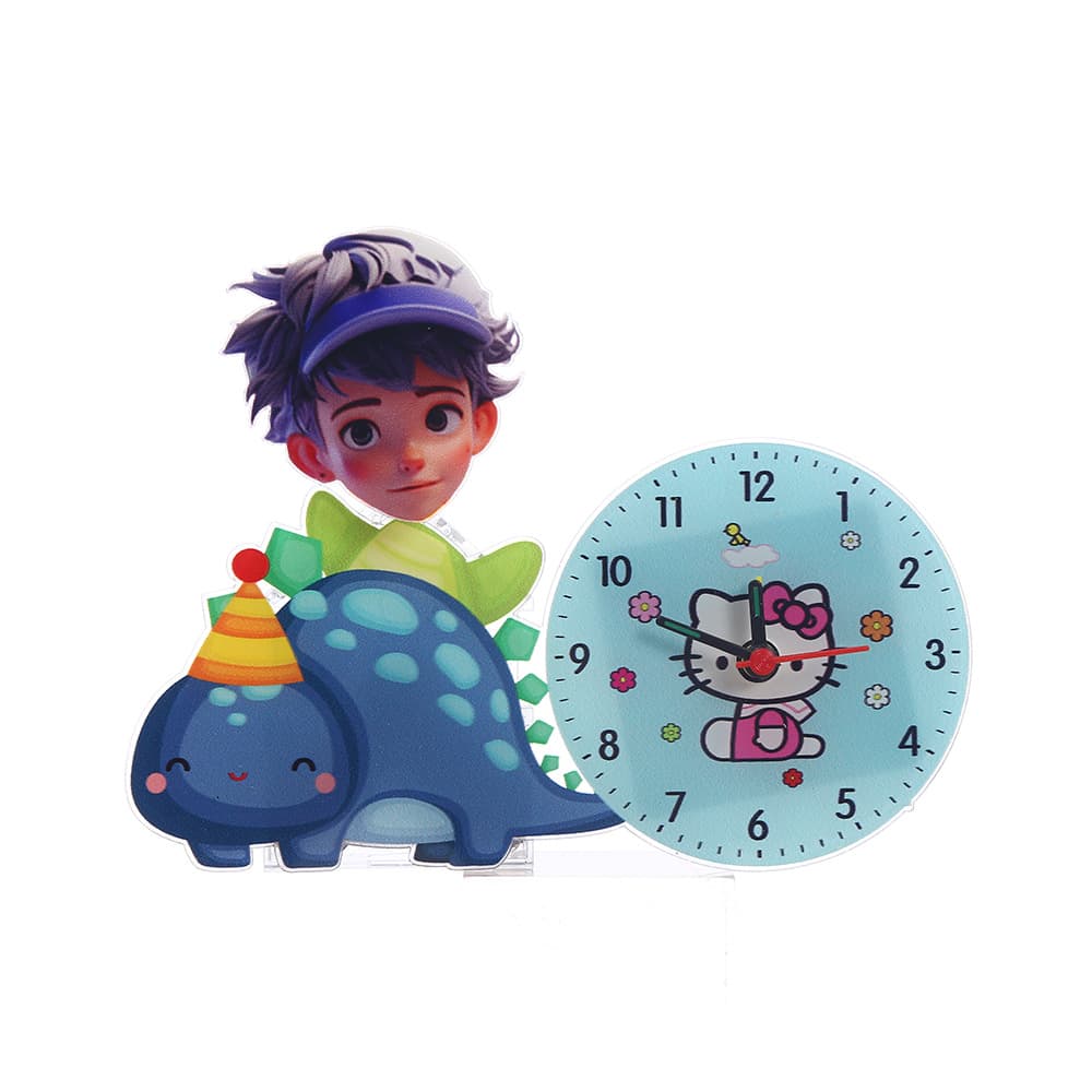 Street stall hot-selling shaker clock, acrylic DIY celebrity headshot shaker stand, ready for customization