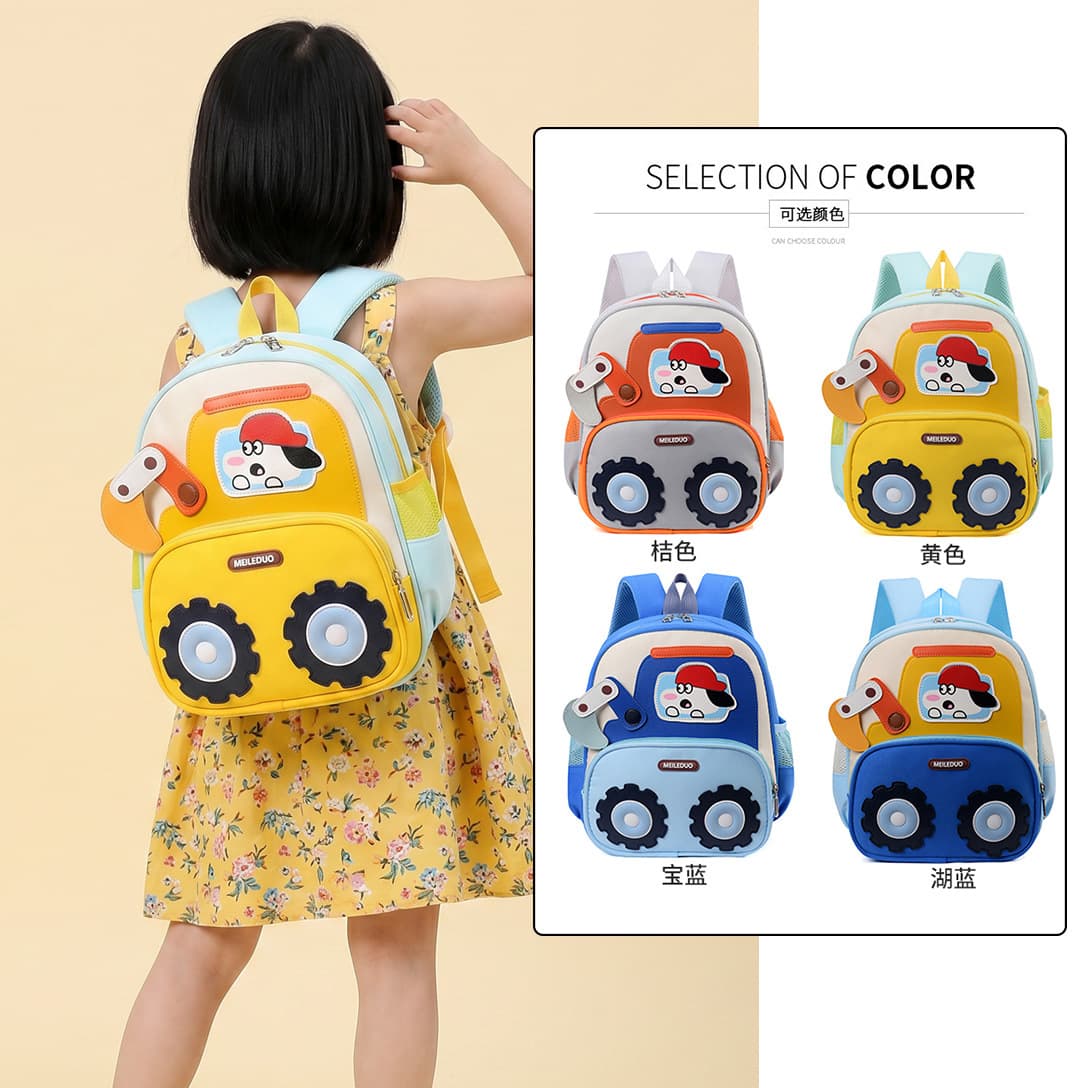 Kindergarten school bag for children, boys and girls, small backpack for going out, baby 2 years old and 3 shoulders, lightweight for children to enter school
